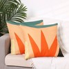 Unique Bargains Linen Decorative Throw Printed Contemporary Waterproof Pillow Covers 2 Pcs - 2 of 4