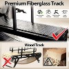 HINXIETIE Dog Treadmill Slat Mill for Large/Medium Dogs with Brake & Plastic Track, Supports up to 250LBS - 2 of 4