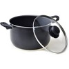 RAVELLI Italia Linea 30 Non Stick Stock Pot with Glass Lid 3.2 Quart - Italian Elegance for Exceptional Cooking - 3 of 4