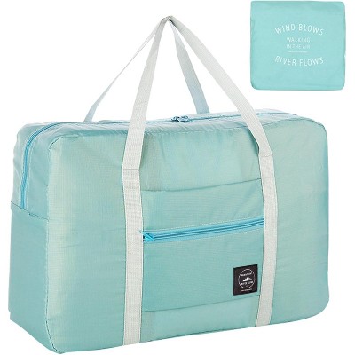Hachikiko Foldable Travel Duffel Bag,Water Resistant Spirit Airlines Personal Item Tote,Lightweight Nylon Overnight Luggage