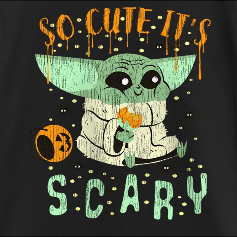 Girl's Star Wars: The Mandalorian Halloween So Cute It’s Scary T-Shirt, 2 of 5