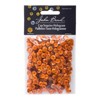 John Bead Flat Round Plastic Loose Sequins Hologram with Hole Craft Embellishments Orange 6mm 1600 Pieces - 4 of 4