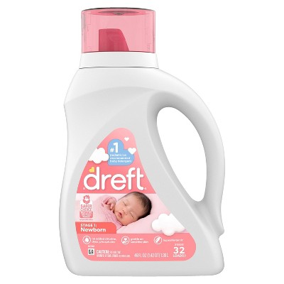 Dreft Stage 1:  Newborn Baby Liquid Laundry Detergent - 46 fl oz