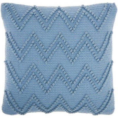 18"x18" Life Styles Chevron Loops Square Throw Pillow Ocean Blue - Mina Victory