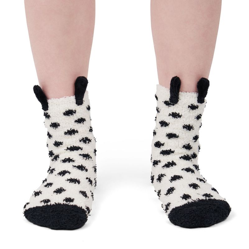 Alpine Swiss Womens Fuzzy Socks Warm Fluffy Slipper Socks with Gift Bow, 3 of 9