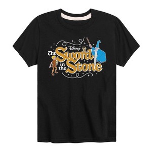 Boys' - Disney - Sword In The Stone Character Group Short Sleeve Graphic T-Shirt - 1 of 4