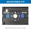 Mount-It! Anti-Theft Locking Tablet Kiosk with Counter Top and Wall Mount Base | Universal Enclosure for iPads Gen 7 to10, iPad Pro, iPad Air | Black - 4 of 4