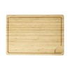20×30 Inch Extra Large Bamboo Cutting Board - Reversible Butcher Block with Deep Juice Grooves. Pre-Oiled, Easy to Carry via Handles - 3 of 4