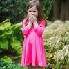 Worthy Threads Little/Big Girls' Three-Quarter Sleeve Twirly Dresses - 3 of 4