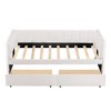 NicBex Twin Size Velvet Daybed with Ergonomic Design Backrest and 2 Drawers for Bedroom,Living Room,Apartment - 4 of 4