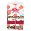 Little Treasure Hudson Baby Girls Cotton Poly Flannel Receiving Blankets Multipack, Orange Cutest Pumpkin, 30x30 inches - image 2 of 2