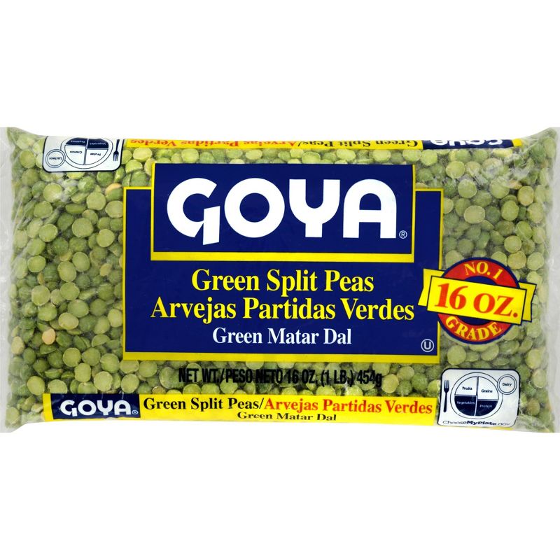 Goya Green Split Peas 16oz, 1 of 4