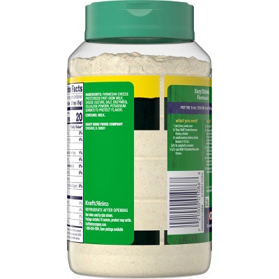 Kraft 100% Grated Parmesan Cheese 16oz : Target