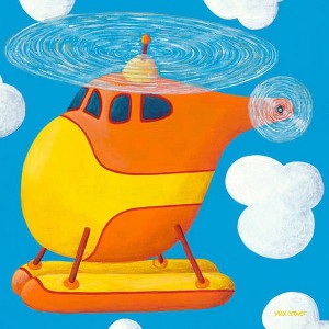Oopsy Daisy's Helicopter Canvas Wall Art - Size 10x10 - 1 of 1