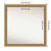 Amanti Art Carter Dark Gold Non-Beveled Wood Framed Bathroom Vanity Wall Mirror - 3 of 4