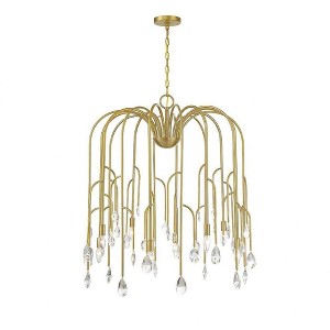 Savoy House Anholt 8 - Light Chandelier in  Noble Brass - 1 of 1