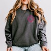 Simply Sage Market S.W.Smiley Simple Wink Bold Lightweight Garment Dyed Sweatshirt - 2 of 4