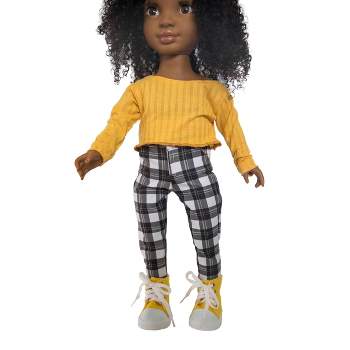 Healthy Roots Fall Plaid Outfit for Dolls