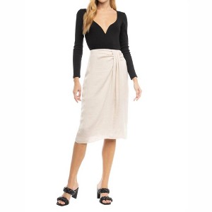 Women's Waterfall Midi Skirt - naked zebra - 1 of 2