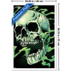 Trends International FlyLand Designs - Green Smoky Skull Framed Wall Poster Prints - 3 of 4