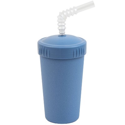 The First Years Greengrown Reusable Spill-proof Straw Toddler Cups -  Purple/teal - 3pk/10oz : Target