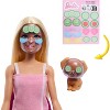 Barbie Face Mask Toy Playset & Doll with 10+ Spa Accessories Including 3 Powder Packs to Make Dough Masks - 3 of 4