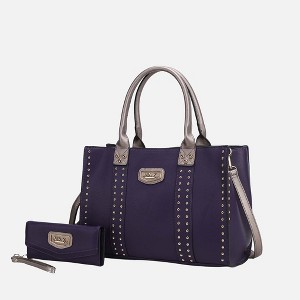 MKF Collection Davina Vegan Leather Women’s Tote Bag with wallet by Mia K - 1 of 4