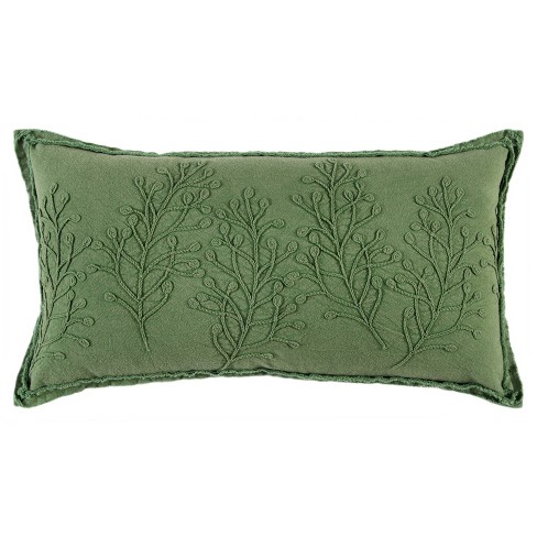 Green best sale farmhouse pillows