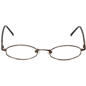Calabria FlexPlus 84 Brown Designer Blue Light Blocking Glasses Ladies Oval 46mm - 1 of 4