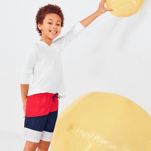 Lands' End Kids Stretch Hydroliner Sport Swim Trunk - 1 of 3