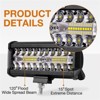 7 "400W LED work light floodlight beam off-road four-wheel drive fog light running drive light - 4 of 4