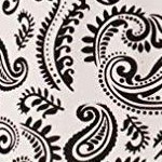 black - paisley