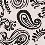 black - paisley