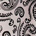 black - paisley