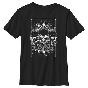 Boy's Lost Gods Moon Phase Skulls T-Shirt - 1 of 4