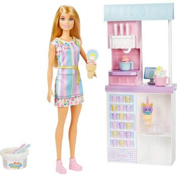  Barbie Doll & Playset, Supermarket with 25 Grocery Store-Themed  Accessories Including Food, Check-Out Counter & Shelves