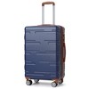28in Hardside Carry On Luggage with Spinner Wheels, Expandable Lightweight Suitcase with TSA Lock, Durable Hardshell Cabin Luggage - 2 of 4