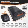 Mockins 40 Cubic Ft Roof Carrier Cargo Bag - 72"x48"x20"-Black - 2 of 4