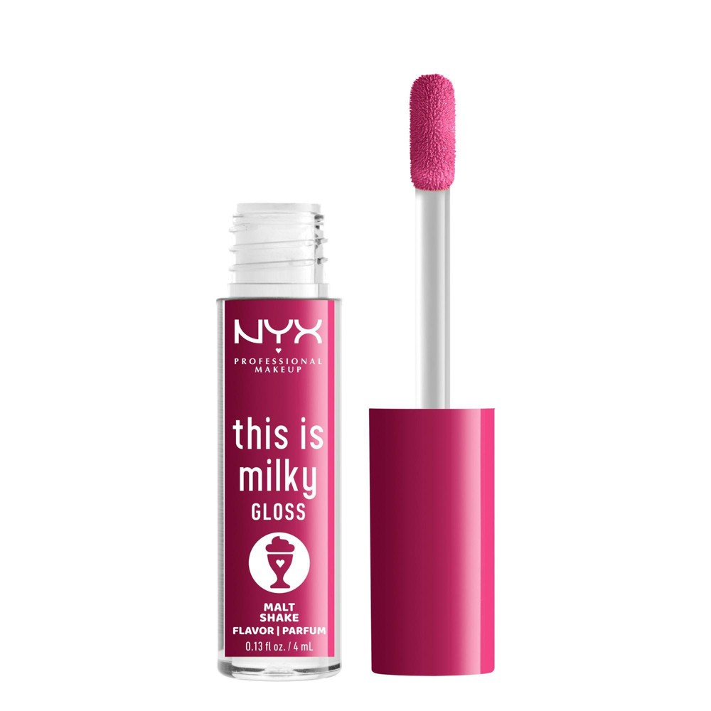 NYX Professional Makeup This is Milky Gloss Hydrating Lip Gloss - Malt Shake - 0.13 fl oz