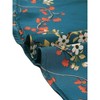 INSPIRE CHIC Women's Long Sleeve Button Down Floral Satin Dress - 4 of 4