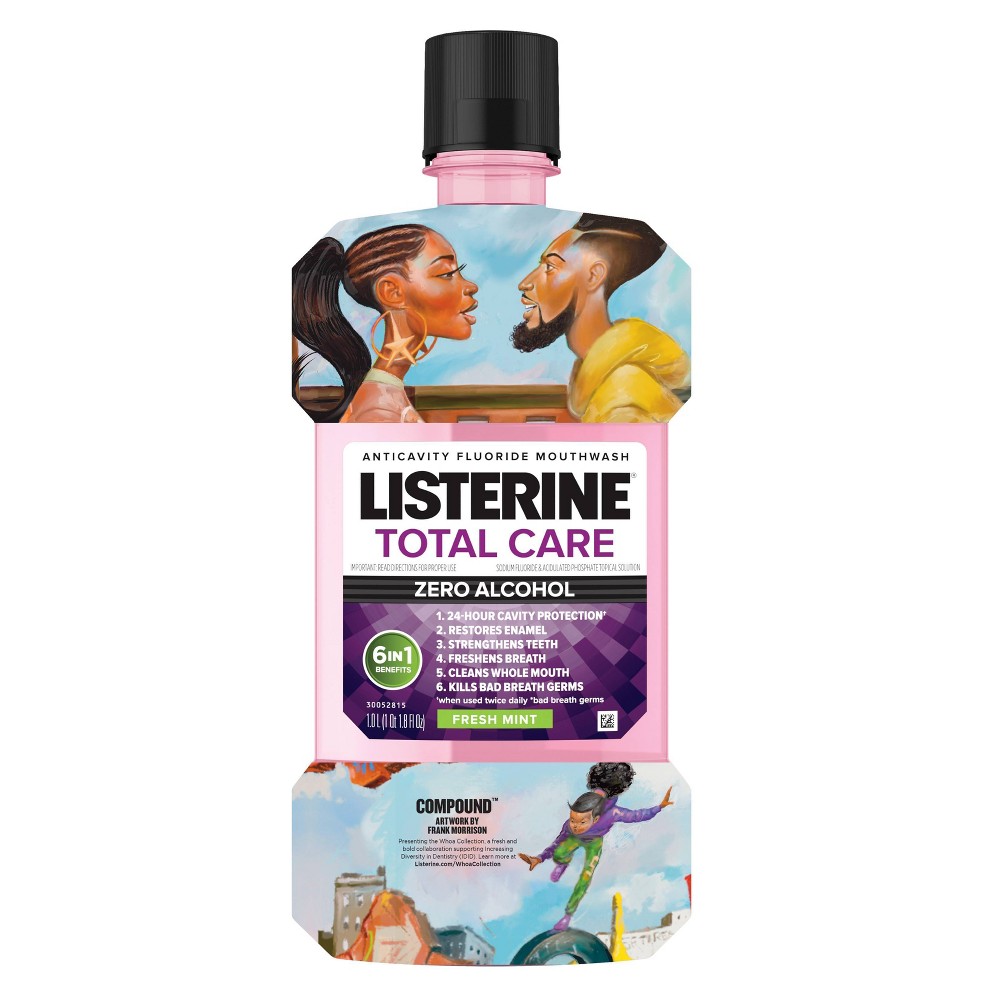 Photos - Toothpaste / Mouthwash LISTERINE Total Care Zero Mouthwash - The Whoa Collection Designer Wrap  