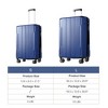 YONWAY 2 Piece Hardshell ABS Luggage Sets, Expandable Retro Luggage Set with TSA Lock and Spinner Wheels - 2 of 4