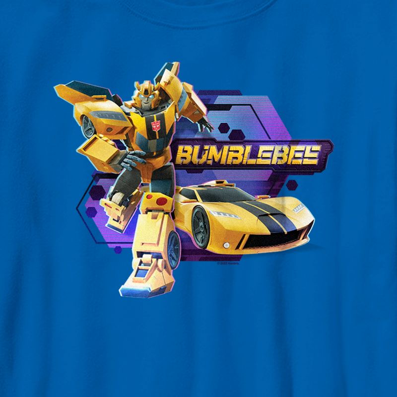 Boy's Transformers: EarthSpark Bumblebee Badge T-Shirt, 2 of 6