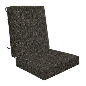Honeycomb Outdoor Highback Dining Chair Cushion - 1 of 4