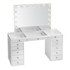 Impressions Vanity SlayStation® Pro Premium Mirrored Vanity Table - 3 of 4