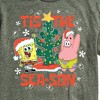 Men's - SpongeBob SquarePants - Tis The Season Christmas Spongebob and Patrick Short Sleeve Graphic T-Shirt - 2 of 4