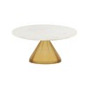 Meridian Furniture,Emery White Marble Coffee Table - 3 of 4