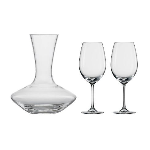 Schott Zwiesel 3pc Wine Lovers Decanter and Glass Serving Set
