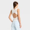 Women's Open Back Ribbed Tank Top - Wild Fable™ - 2 of 3