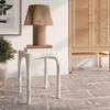 TOV Furniture Skully Textured Side Table in Cream - 2 of 4